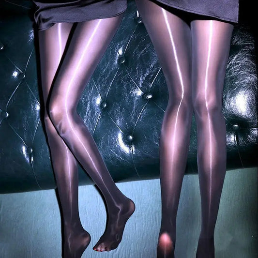 Sexy Horse Oil Tight Stockings - Embrace Sensual Sophistication