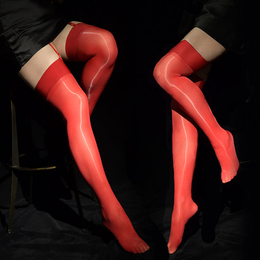 Sexy Shiny Stockings Silky Shiny Over-the-knee Socks